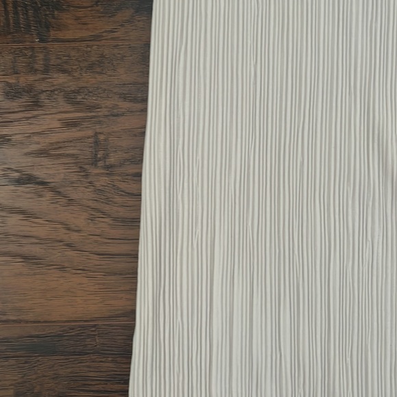 ZARA Cream Ribbed Pants - Picture 2 of 3